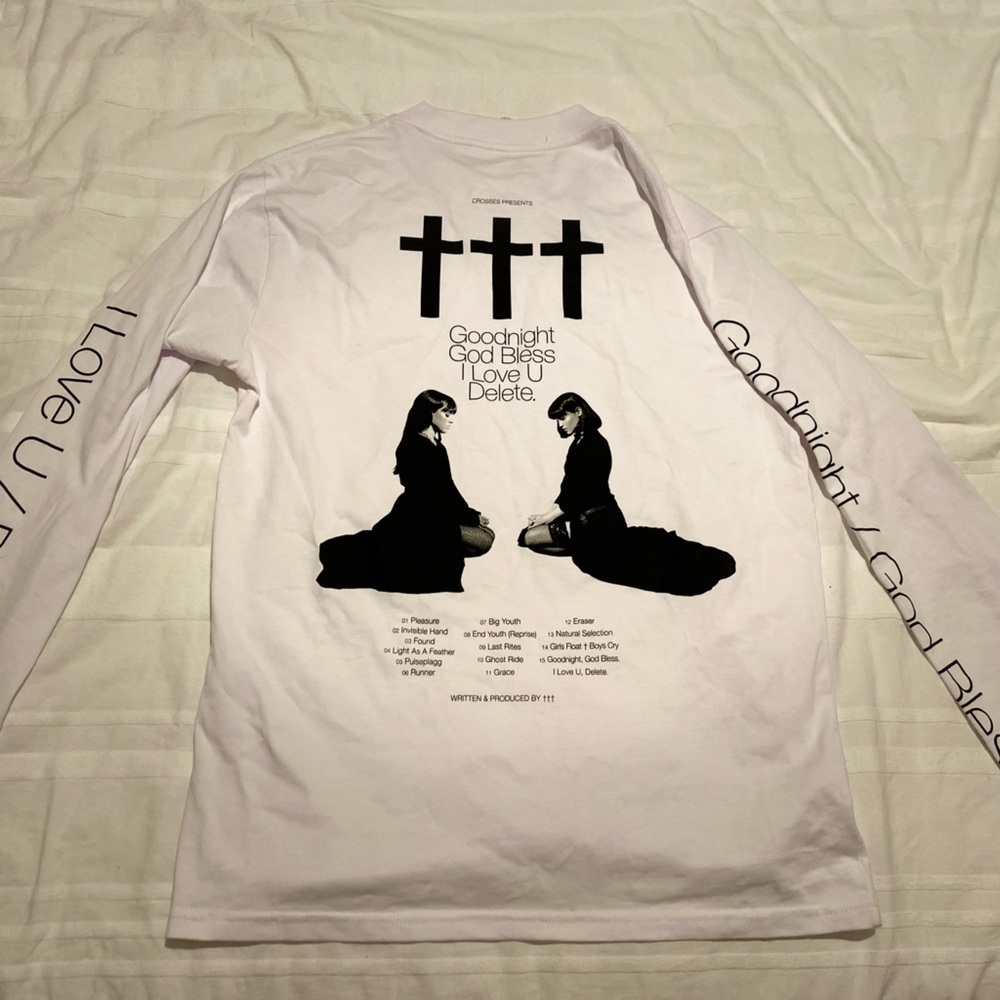 ✝️✝️✝️crosses 2024 tour long sleeve shirt✝️✝️✝️